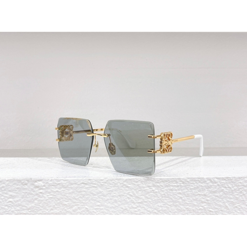 Loewe Oversize sunglasses metal  Black