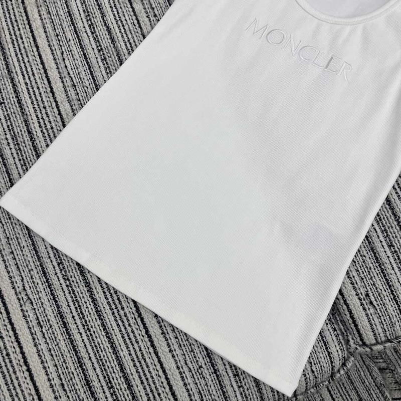 Moncler Logo Tank Top White