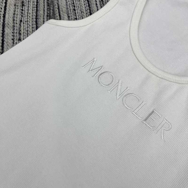 Moncler Logo Tank Top White