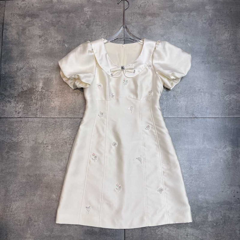 Miu Miu Short Dress White