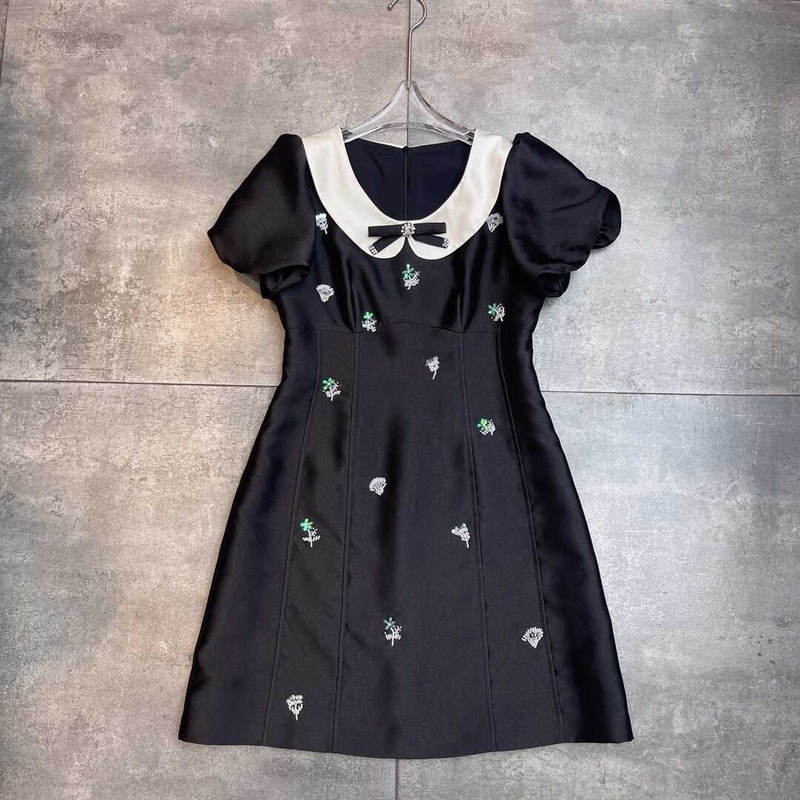 Miu Miu Short Dress Black