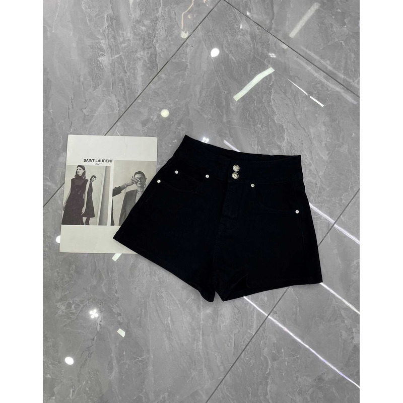 Ch*el denim short black