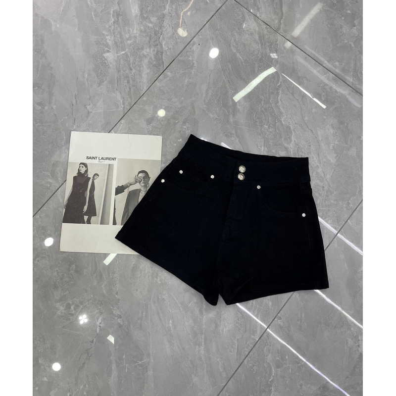 Ch*el denim short black