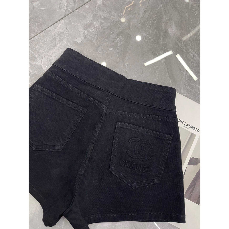 Ch*el denim short black