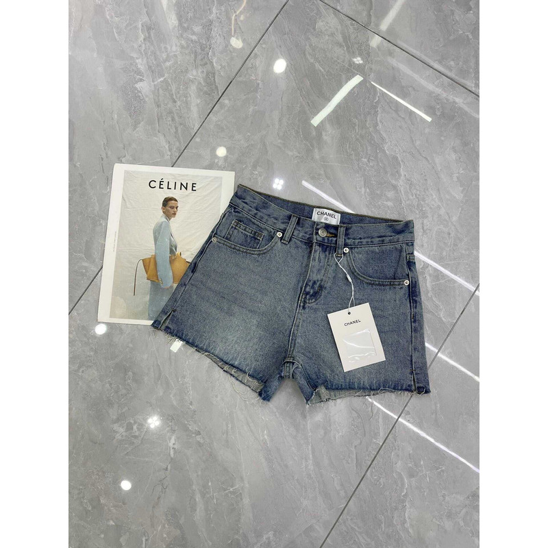 Ch*el denim short blue