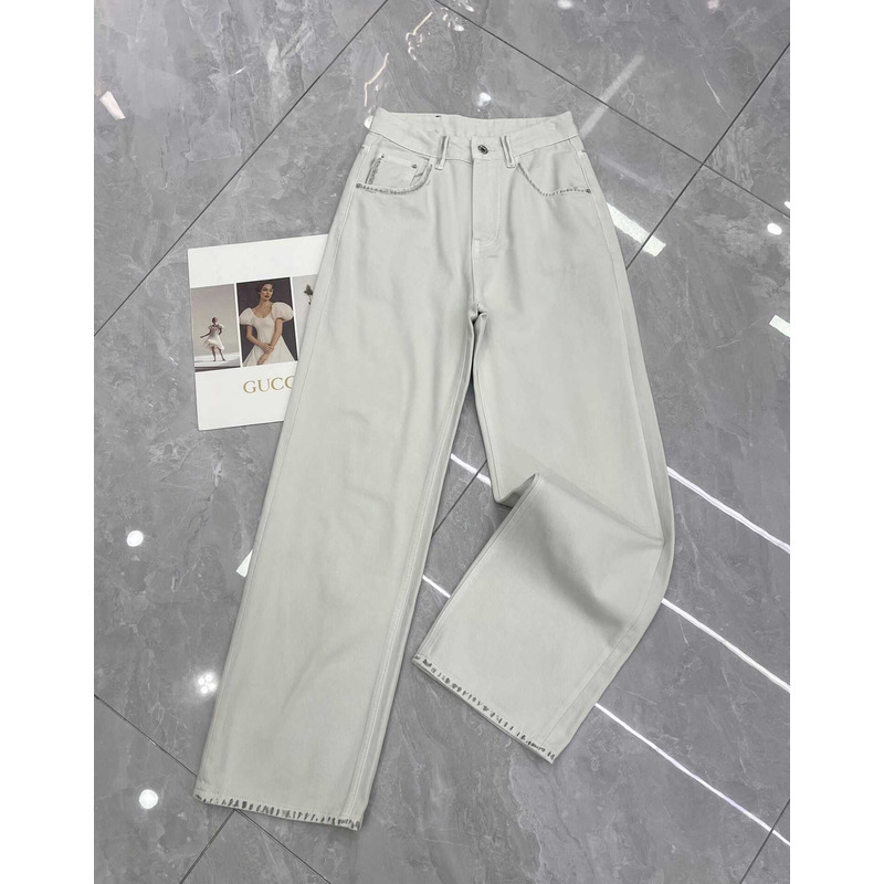 Miu Miu Denim Jeans White