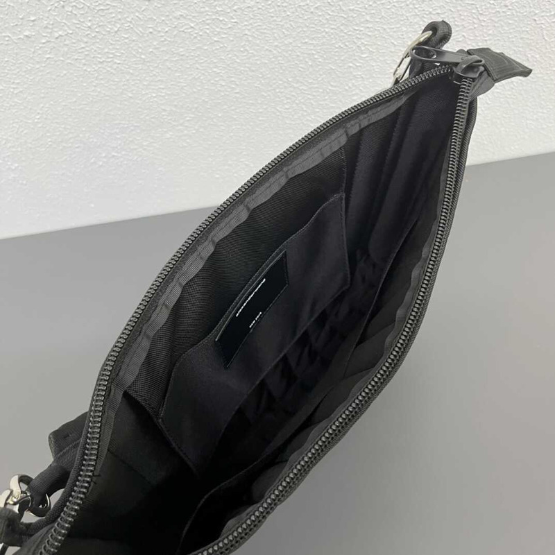 Alexander Wang Elite Shoulder Bag In Black Nylon