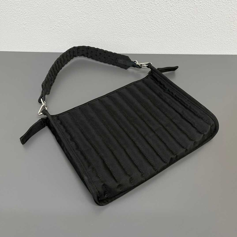 Alexander Wang Elite Shoulder Bag In Black Nylon