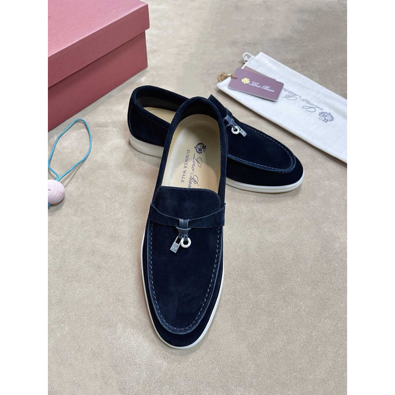 Loro Pina Men Dark Blue Loafers