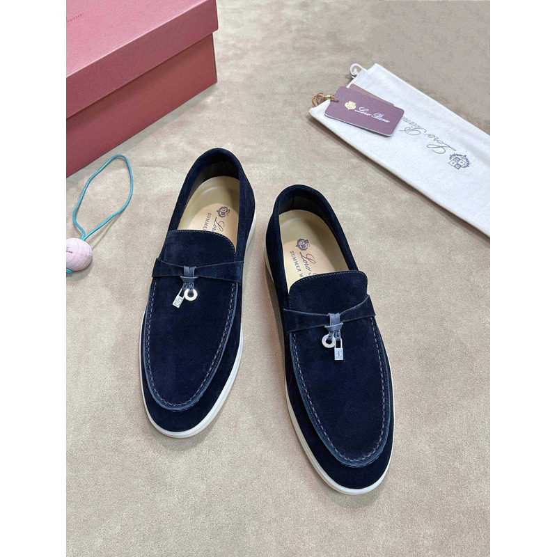 Loro Pina Men Dark Blue Loafers