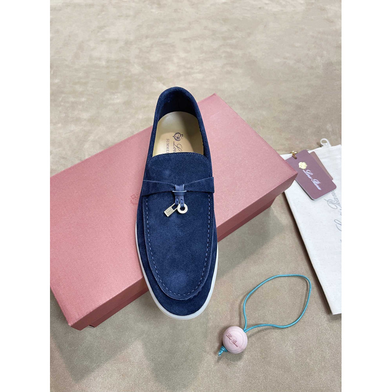 Loro Pina Men Blue Loafers