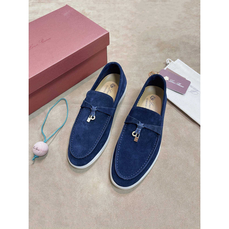 Loro Pina Men Blue Loafers