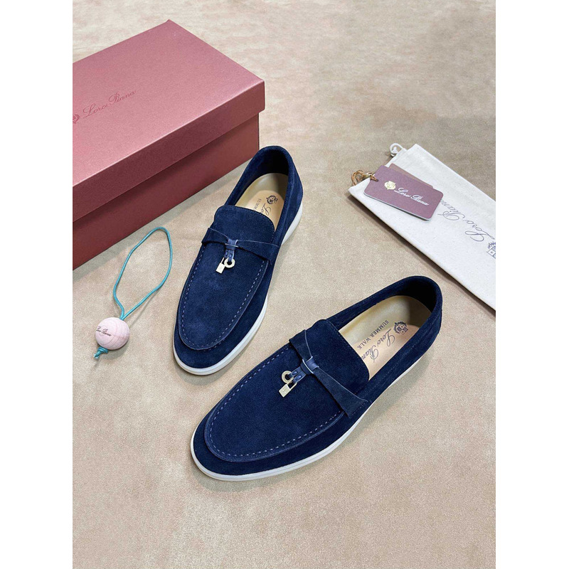 Loro Pina Men Blue Loafers