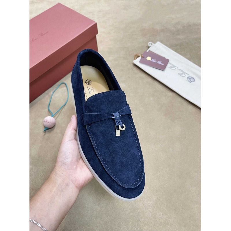 Loro Pina Men Blue Loafers