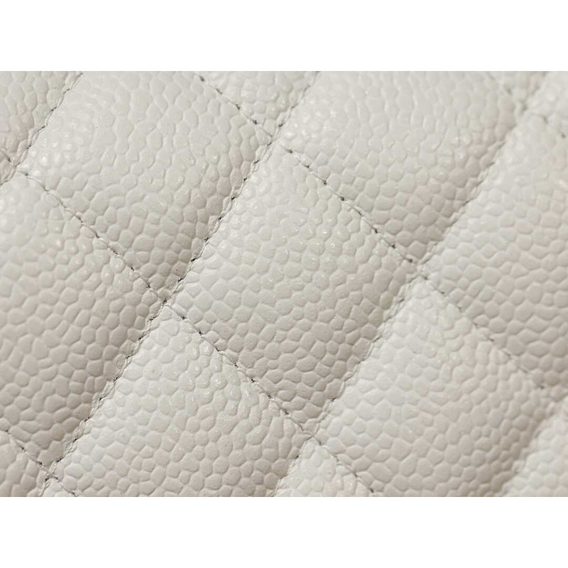 Ch*el cc diamond-quilted shoulder bag white