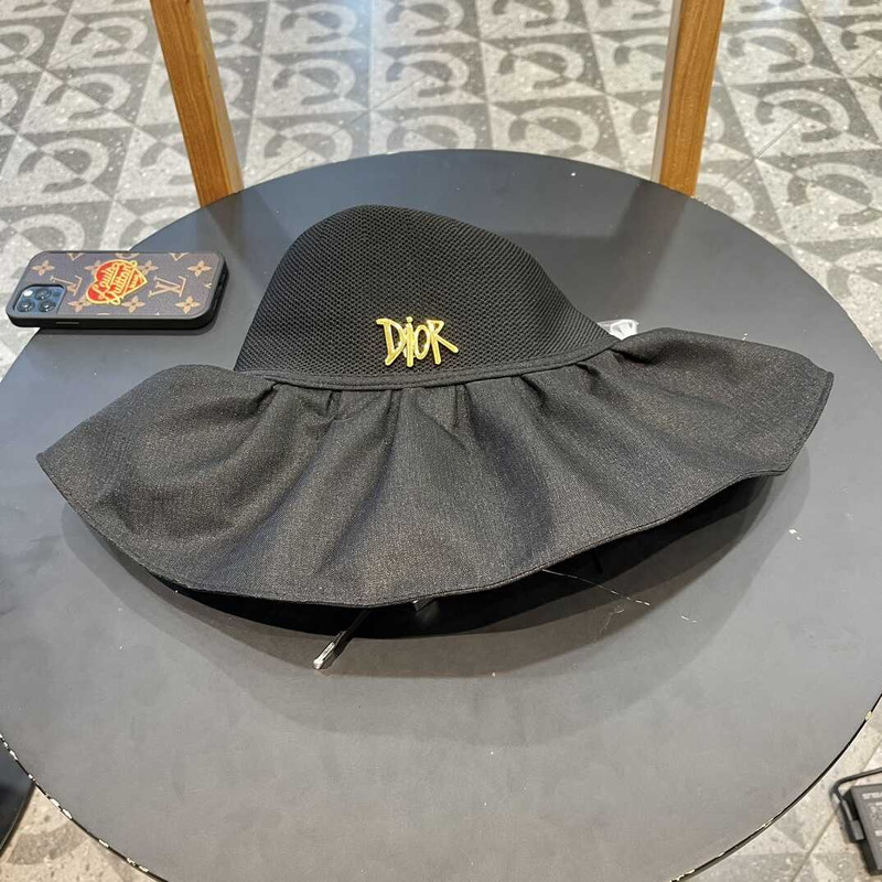 D*or logo bucket hat in black