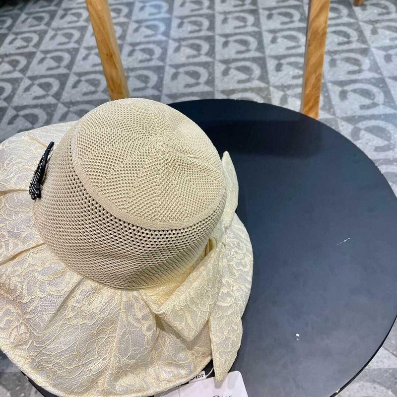 D*or logo bucket hat in beige