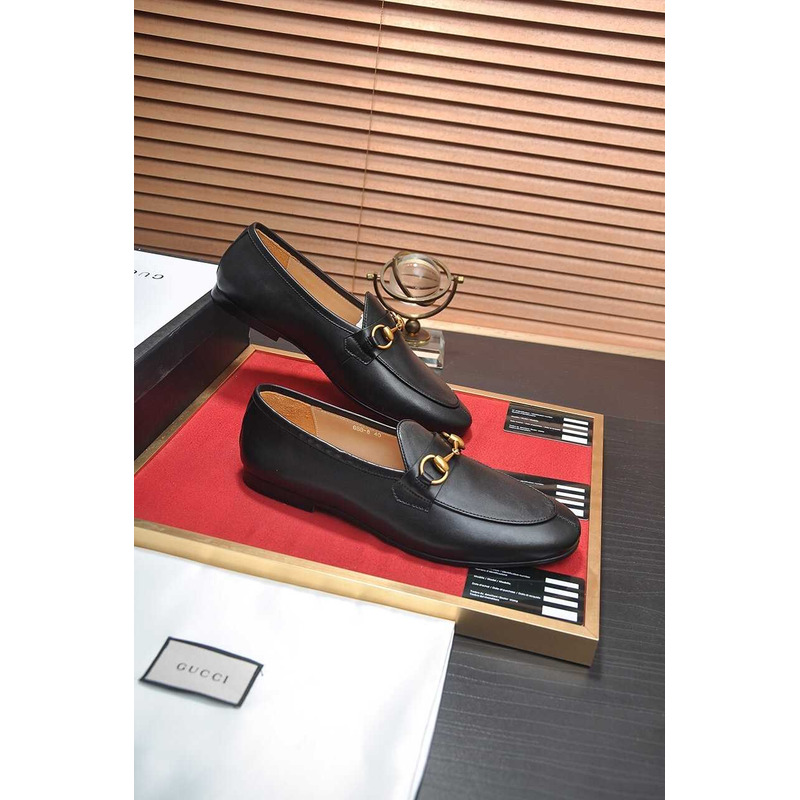 G*u*i jordan leather loafers