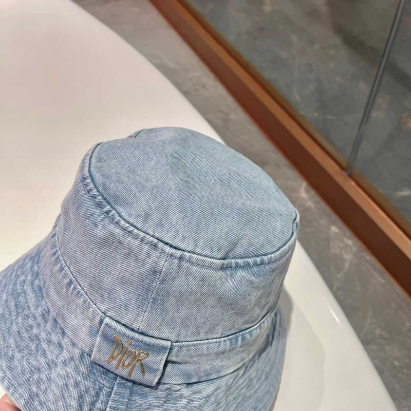 D*or logo bucket hat in blue