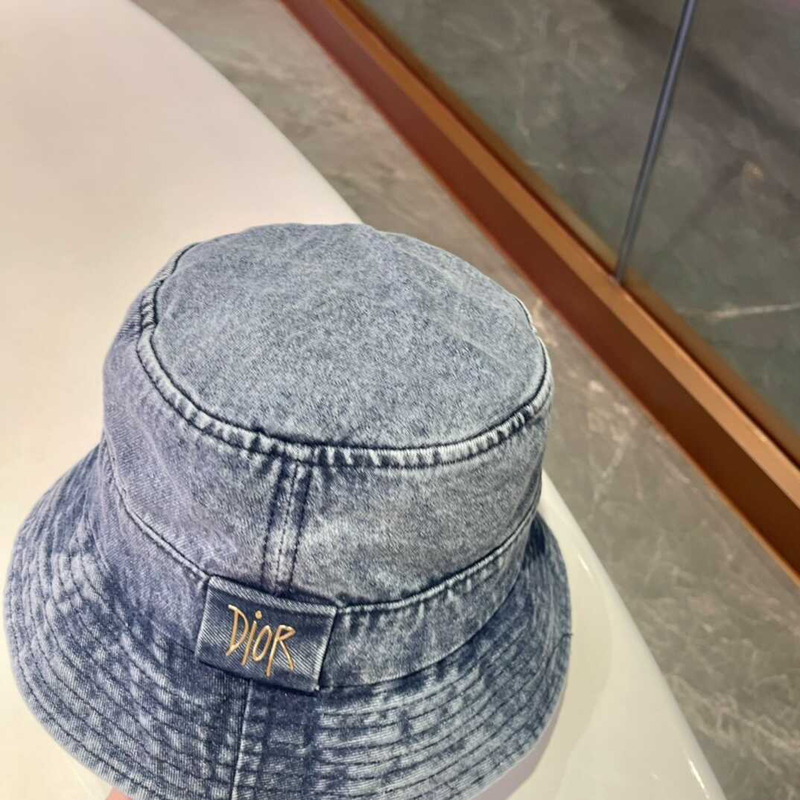 D*or logo bucket hat in blue