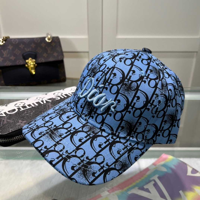 D*or logo oblique print cap