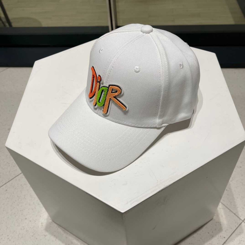 D*or logo baseball cap in white