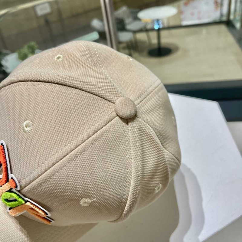 D*or logo baseball cap in apricot