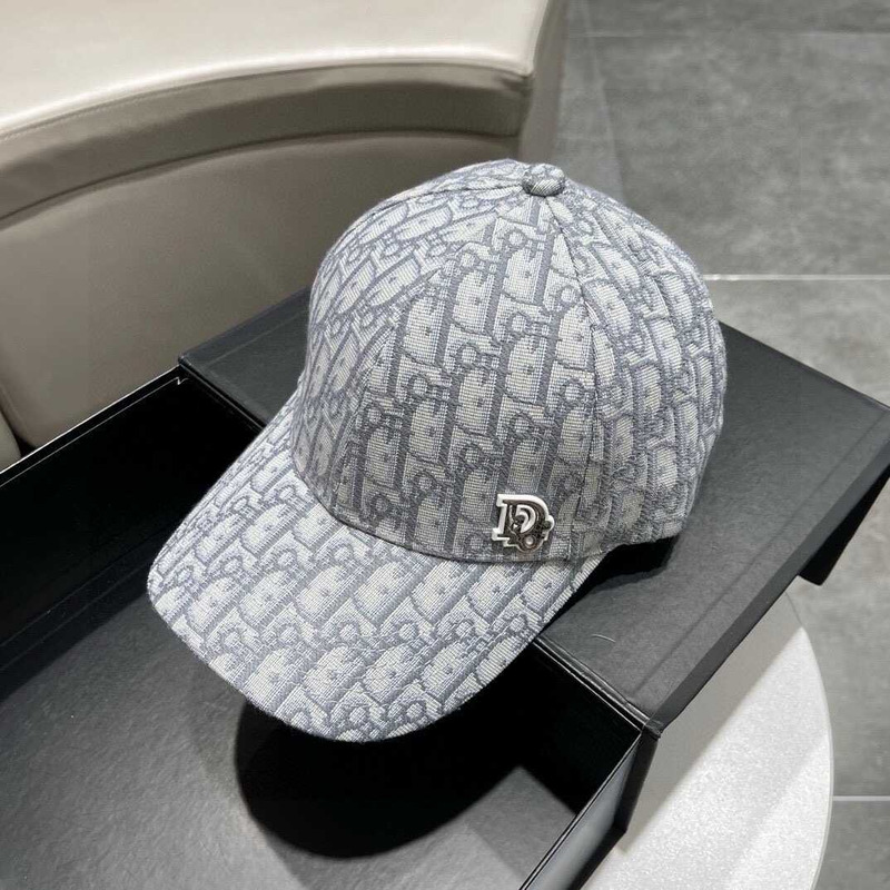 D*or logo oblique print cap