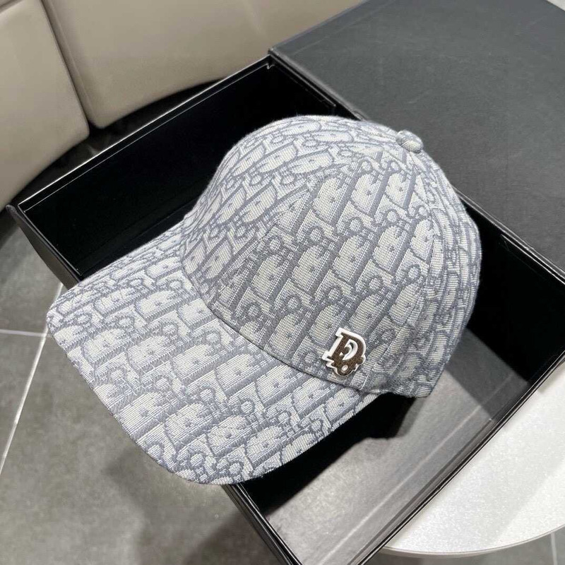 D*or logo oblique print cap