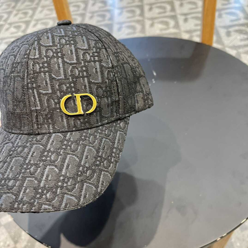 D*or logo oblique print cap