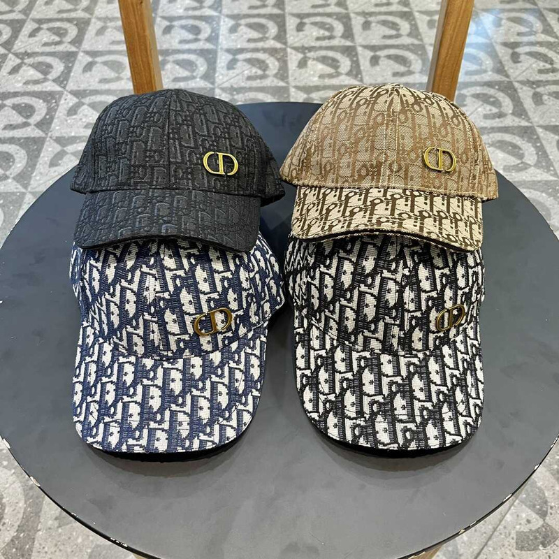 D*or logo oblique print cap