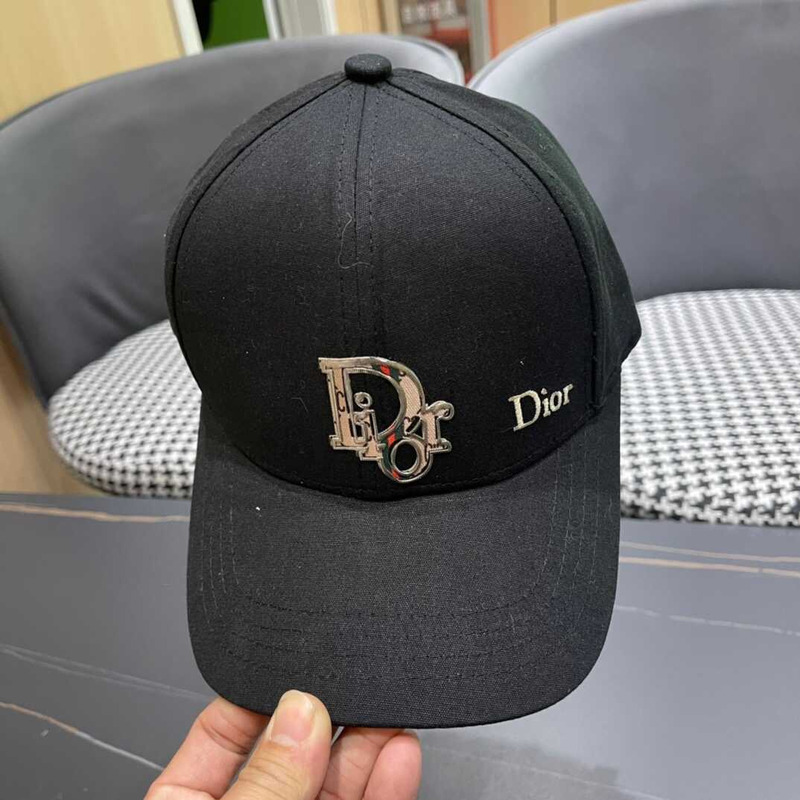 D*or logo oblique print cap