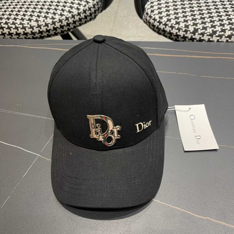 D*or logo oblique print cap