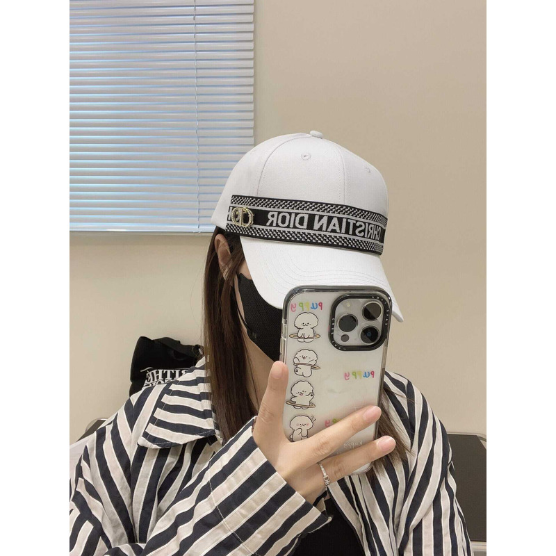 D*or logo baseball cap white