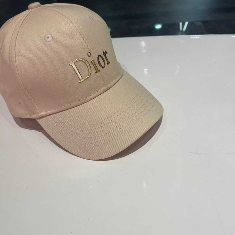 D*or logo baseball cap  apricot