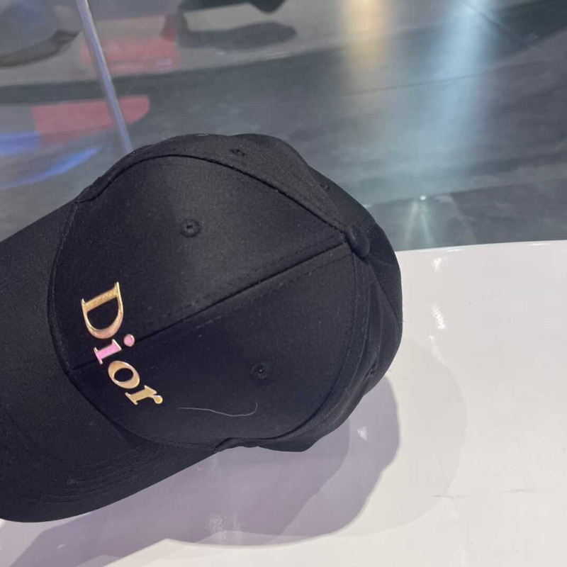 D*or logo oblique print cap