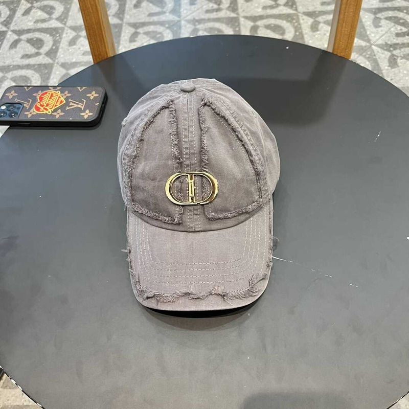 D*or logo oblique print cap