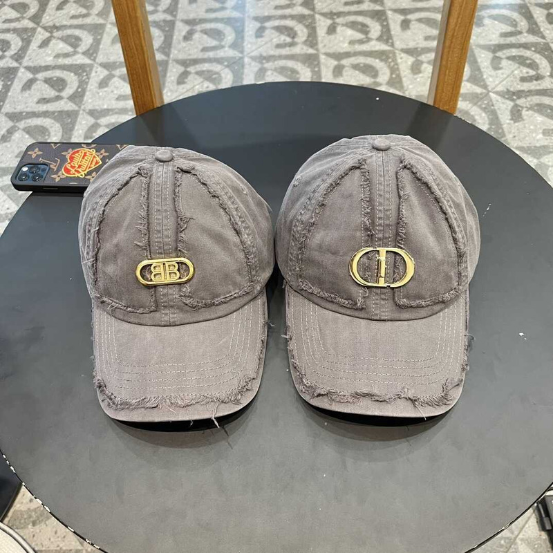 D*or logo oblique print cap