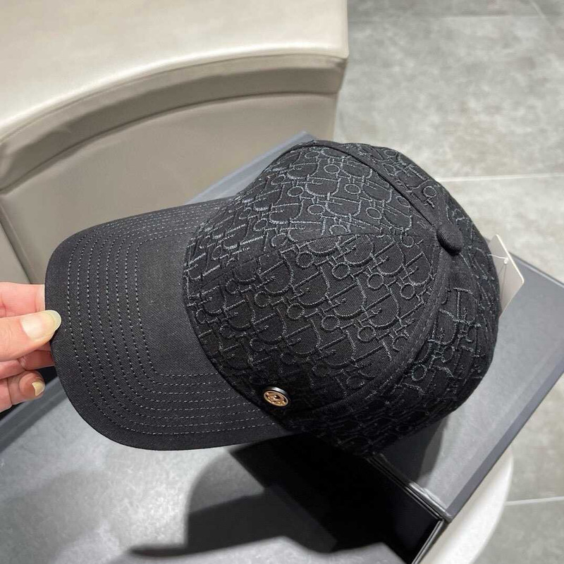 D*or D*or oblique print cap in black