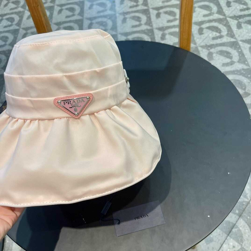 Pra*a wide brim sun visor hat in pink