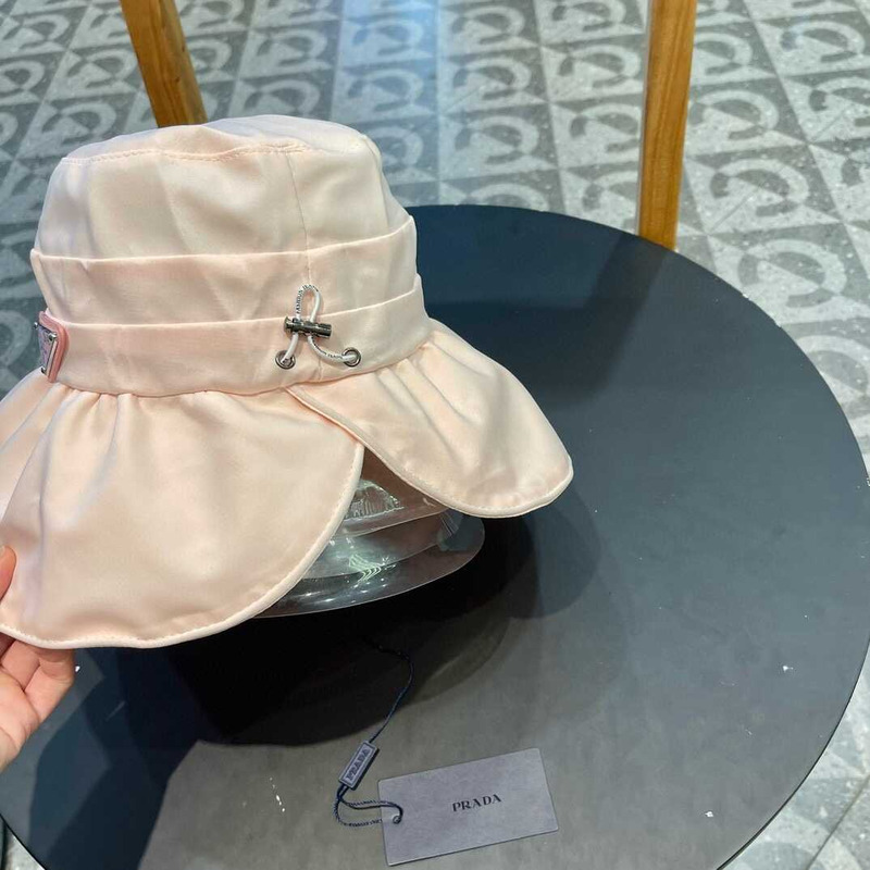 Pra*a wide brim sun visor hat in pink