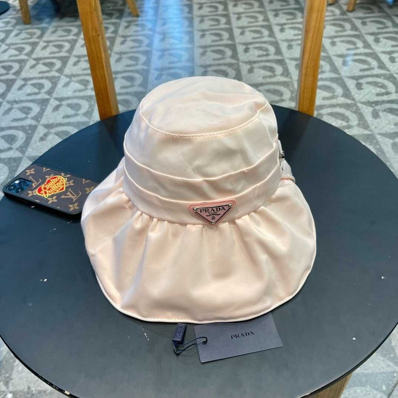 Pra*a wide brim sun visor hat in pink