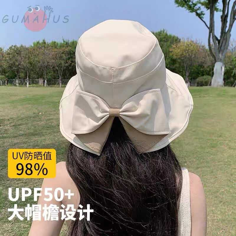 Pra*a large brim sun hat in white