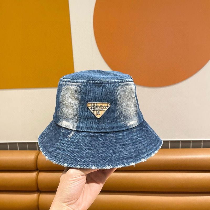 Pra*a denim bucket hat blue