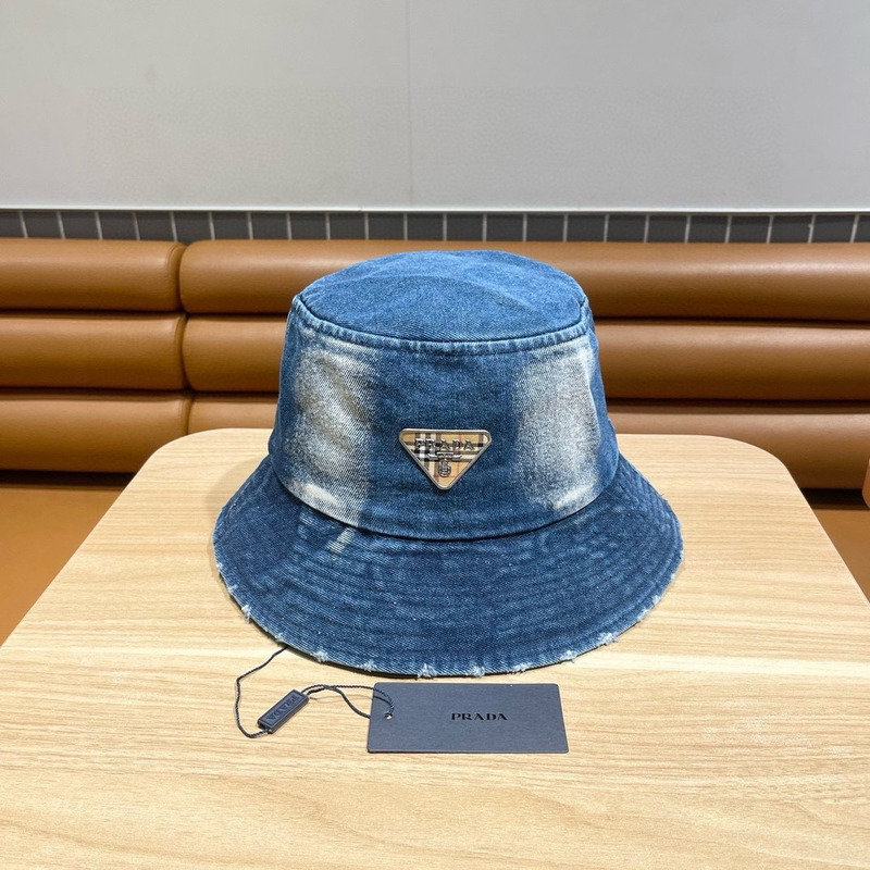 Pra*a denim bucket hat blue