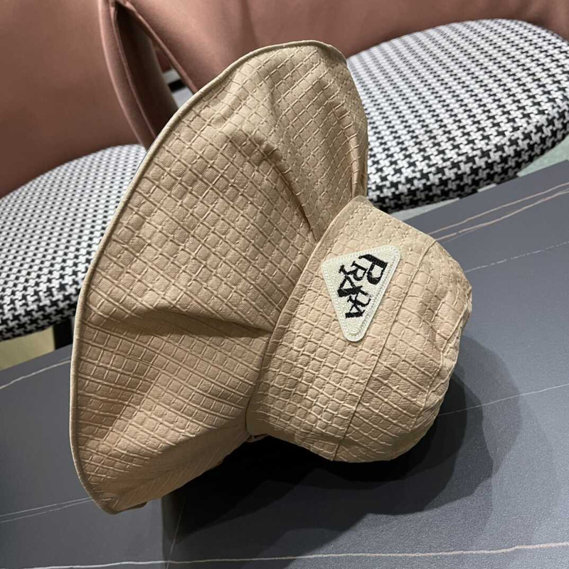 Pra*a wide bucket hat beige