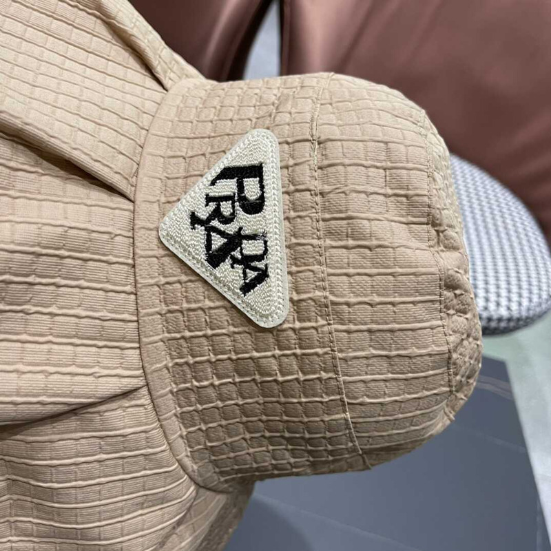 Pra*a wide bucket hat beige