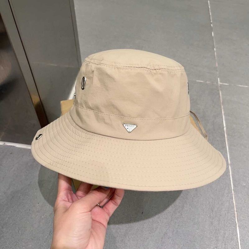 Pra*a wide bucket hat beige