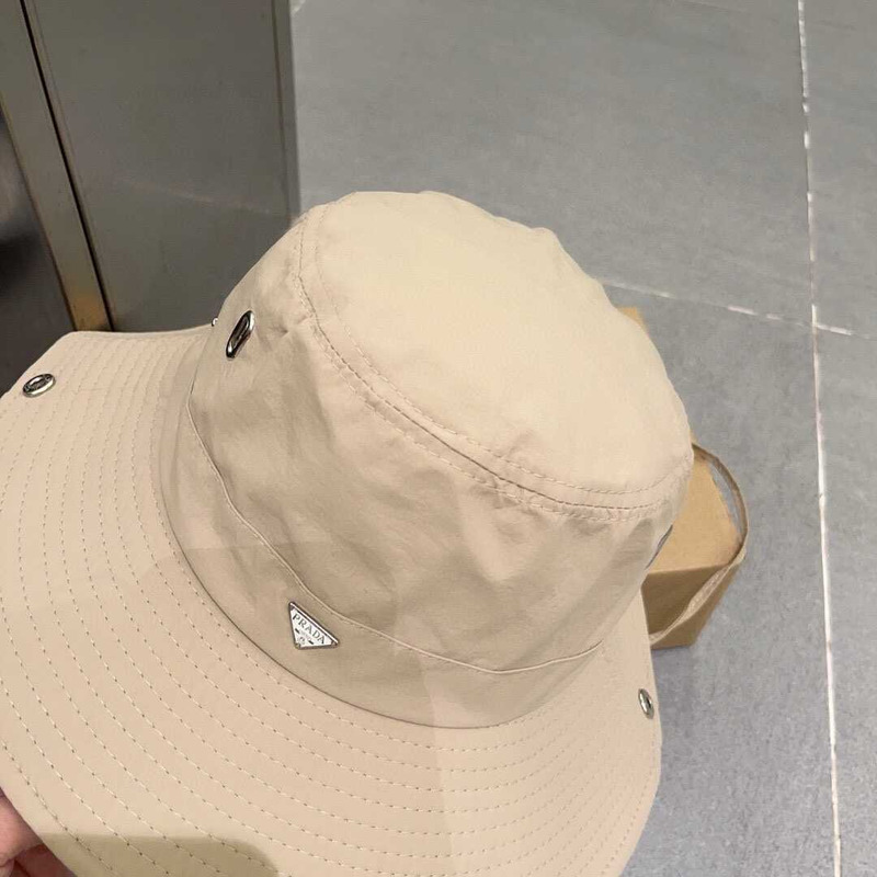 Pra*a wide bucket hat beige