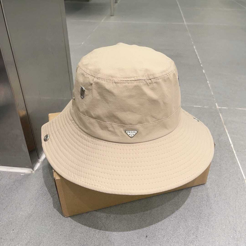 Pra*a wide bucket hat beige